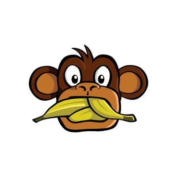 Speak no evil monkey Stock Illustration