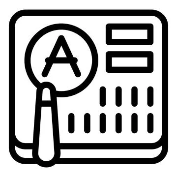 Speak session icon outline vector. Program remote 스톡 일러스트