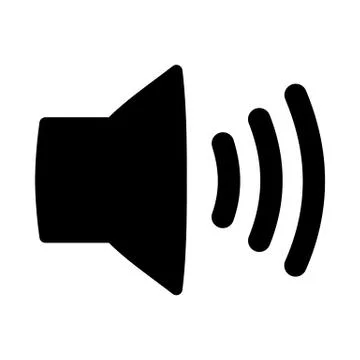 Speaker On 1 Icon Stock Illustration
