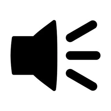 Speaker On 2 Icon Stock Illustration