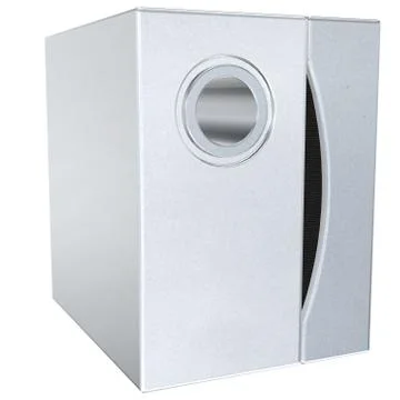 Speaker - 3D render Stock Illustration