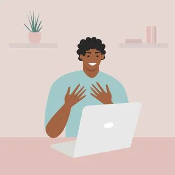 Speaker ad Stock Illustration