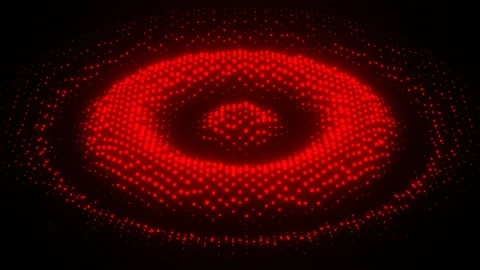 Speaker Bass Red Equalizer Looping Background Animation Stock Footage 196058451