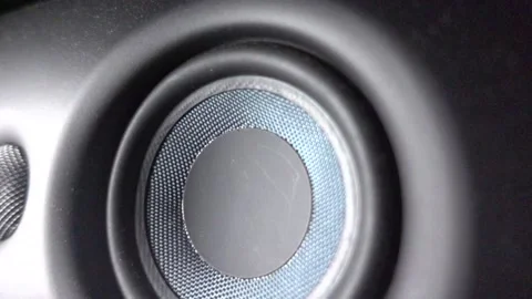 Speaker bass reflex Stock Footage 138256494