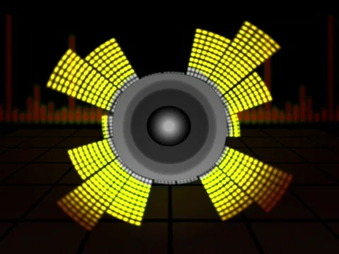 The speaker beat Stock Footage 306188