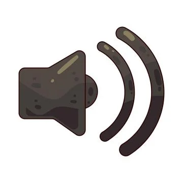 Speaker Button illustration Illustrazione stock