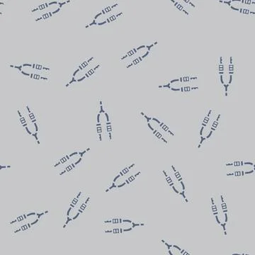 Speaker cable wire glyph vector seamless pattern Stock Illustration