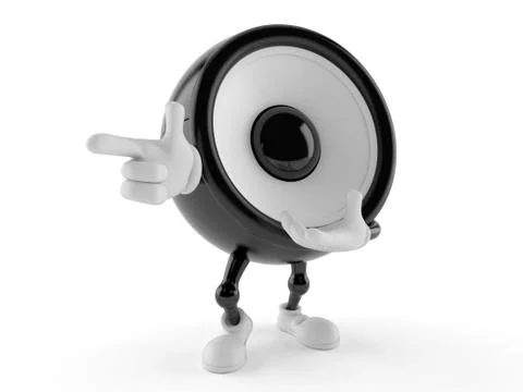 Speaker character Stock Illustration