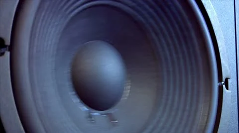 Speaker close side loop 10618 Stock Footage 10586003