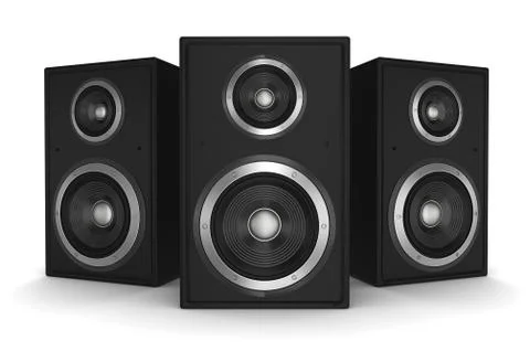 Speaker concept 3d illustration Stock Illustration