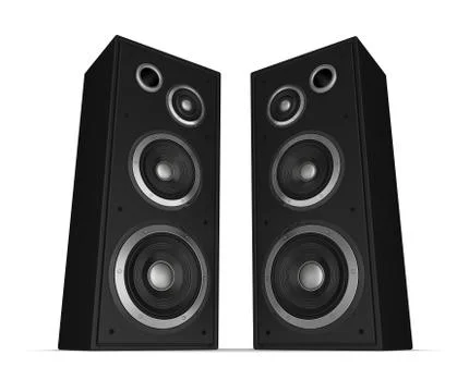 Speaker concept 3d illustration Stock Illustration