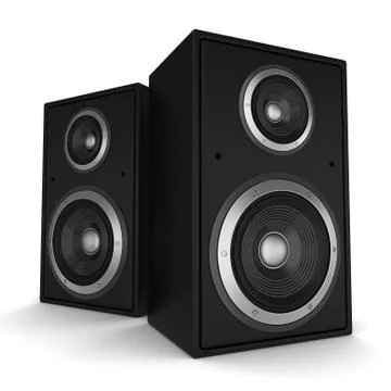 Speaker concept 3d illustration Stock Illustration