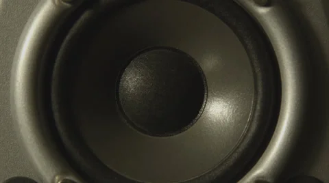 Speaker Cone Close Up Stock Footage 39375509