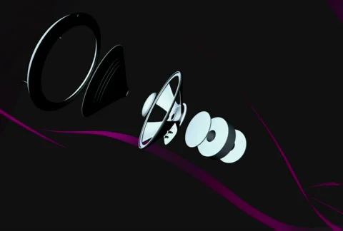 Speaker cone 스톡 동영상 515110