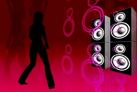 Speaker dancer 스톡 동영상 508756