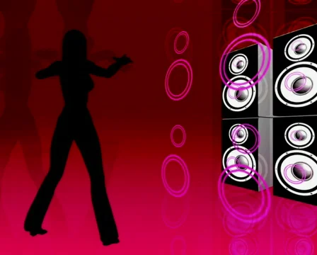 Speaker dancer 스톡 동영상 508817