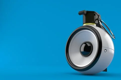 Speaker with fuse Stock Illustration