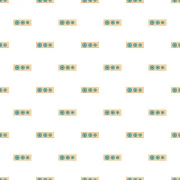 Speaker grill sound system control knob pattern Stock Illustration