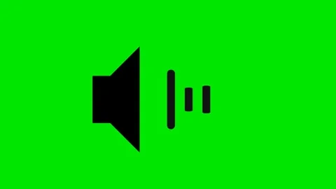 Speaker icon animation with moving sound waves Stock Footage 346738657