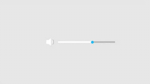 Speaker Icon Button Animation Stock Footage 311582984