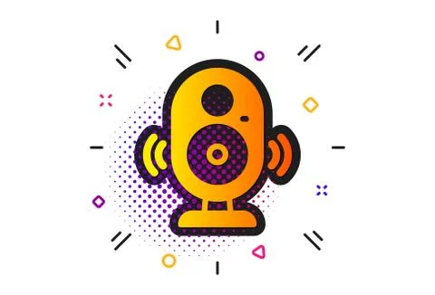 Speaker icon. Computer component sign. Sound symbol. Vector Stock-Illustration