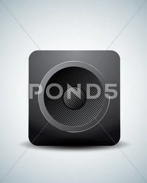 Speaker icon Stock Illustration