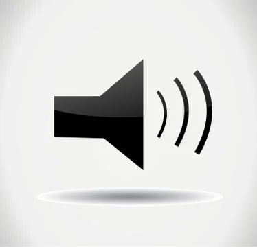 Speaker icon Illustrazione stock