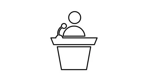 Speaker Icon. Stock Illustration