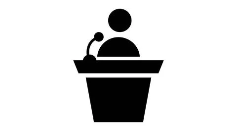 Speaker Icon. Illustrazione stock