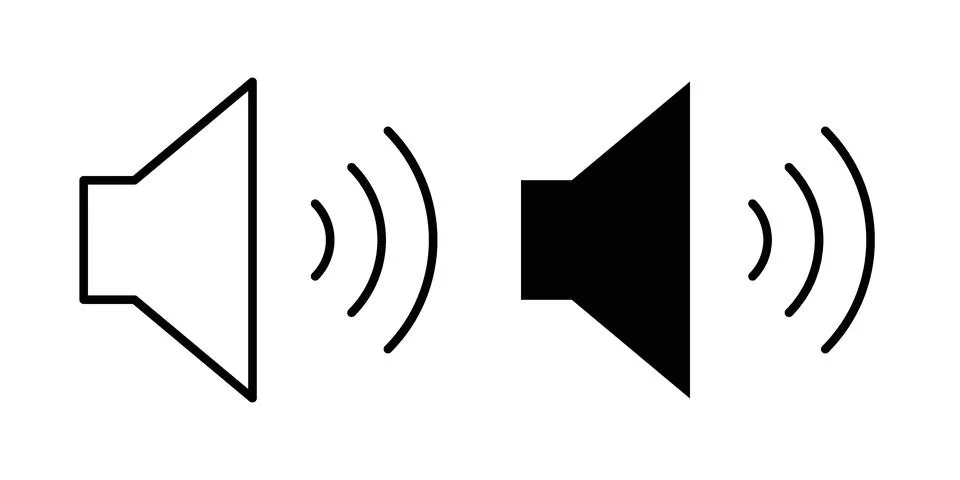 Speaker icon Illustration Eps10 for web or app 스톡 일러스트