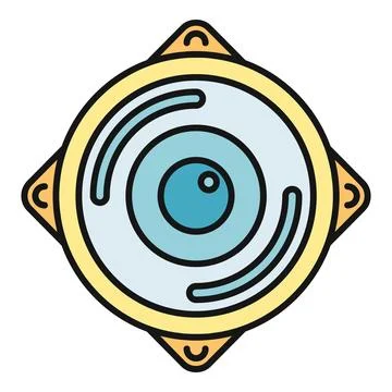 Speaker icon representing audio sound and technology Stock Illustration