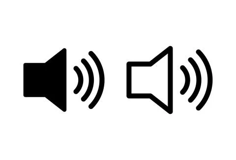 Speaker icon set. volume icon vector. loudspeaker icon vector. sound symbol Illustrazione stock