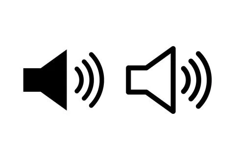 Speaker icon set. volume icon vector. loudspeaker icon vector. sound symbol Stock Illustration