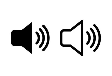 Speaker icon set. volume icon vector. loudspeaker icon vector. sound symbol Stock-Illustration
