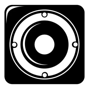 Speaker icon , simple style Ilustración de archivo