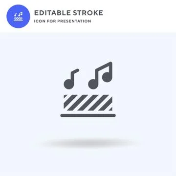 Speaker icon vector, filled flat sign, solid pictogram isolated on white, logo Stock Illustration