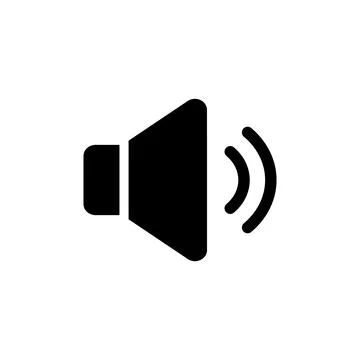 Speaker icon vector illustration. volume sign and symbol. loudspeaker icon... Stock Illustration