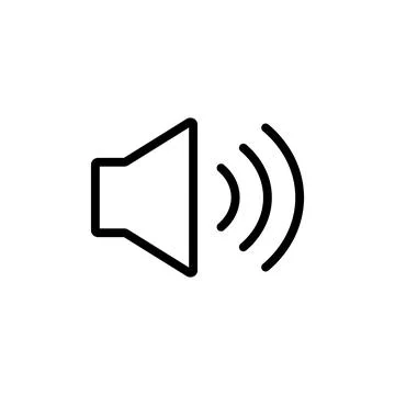 Speaker icon vector illustration. volume sign and symbol. loudspeaker icon... Stock Illustration
