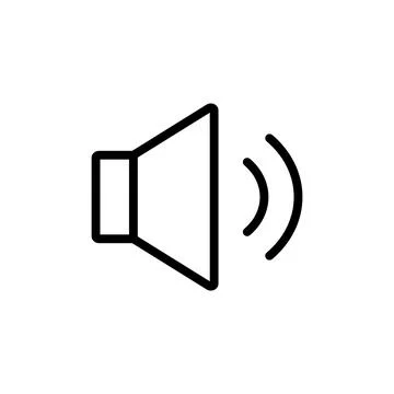 Speaker icon vector illustration. volume sign and symbol. loudspeaker icon... Stock Illustration