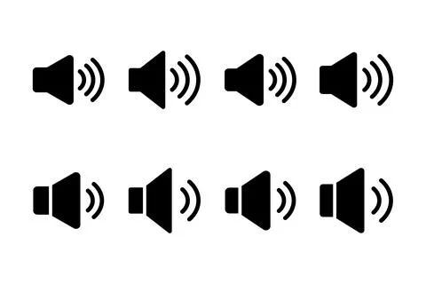 Speaker icon vector illustration. volume sign and symbol. loudspeaker icon... Stock Illustration