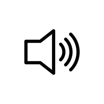 Speaker icon vector. volume icon vector. loudspeaker icon vector. sound symbo Stock Illustration