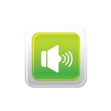 Speaker icon web Stock Illustration