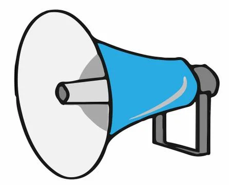 Speaker icon  on white background Stock Illustration