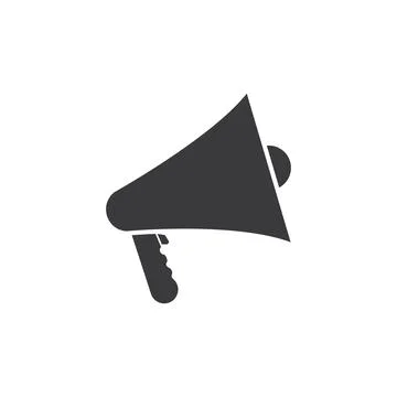 Speaker icon on white background Stock-Illustration