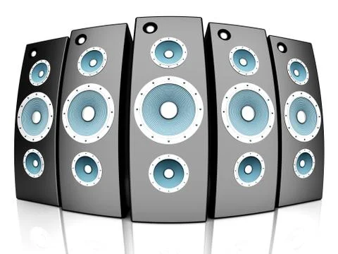 Speaker. Stock Illustration