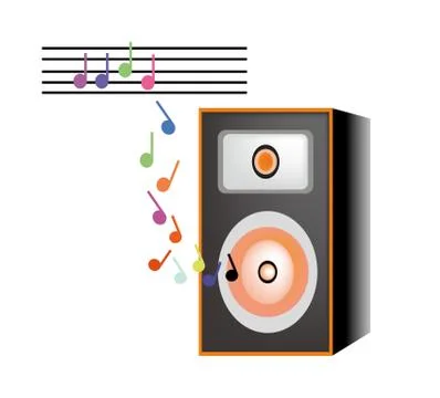 Speaker Stock Illustration