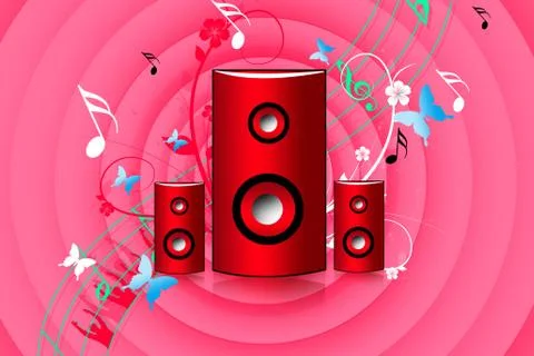 Speaker Stock Illustration