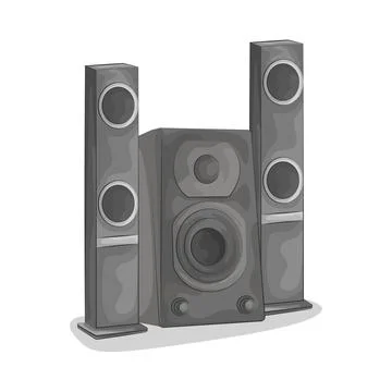 Speaker Illustration Stock Illustration