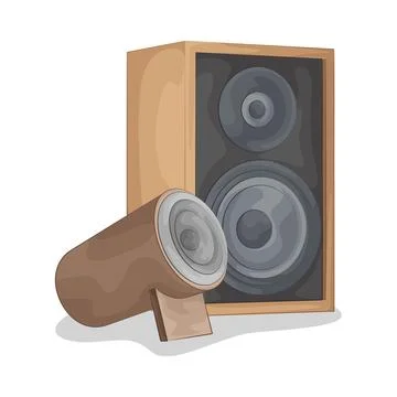 Speaker Illustration Stock Illustration