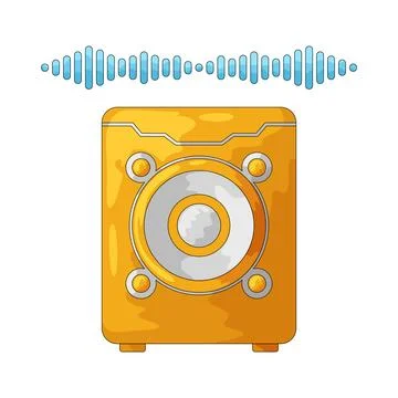 Speaker illustration Stock Illustration
